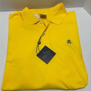 NWT - Brooks Brothers Yellow Men’s Polo-Size L